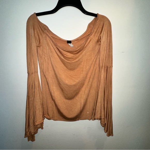 Free People Bell Sleeve Top - Picture 1 of 3